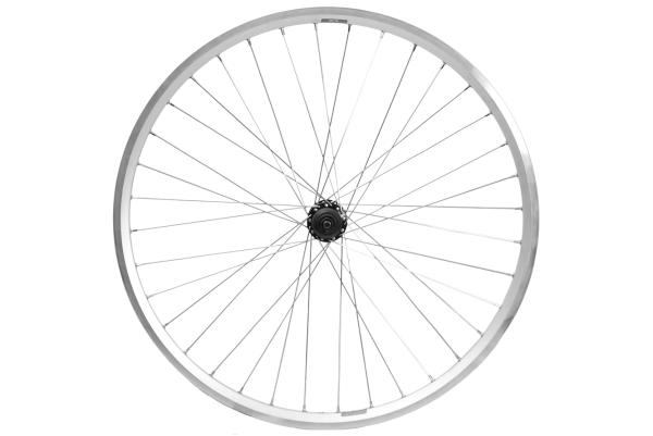 Laufrad hinten 26" 559x19 FHQC300HMAZAP 135mm 8-11-Gang V-Brake QR silber / Nabe schwarz 