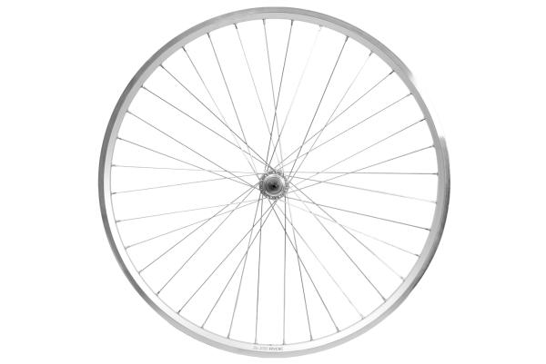 Laufrad hinten 28" 622x19 Alu 135mm V-Brake Leerlauf MF/QR silber 