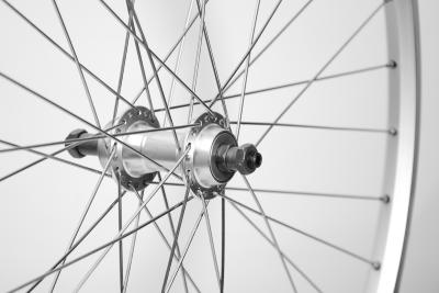 Laufrad hinten 28" 622x19 Alu 135mm V-Brake Leerlauf MF/QR silber  Produktbild 2