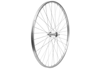Laufrad vorne 26" 559x21 Alu Vollachse 100mm V-Brake NT silber  Produktbild 1