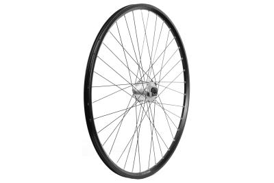 Laufrad vorne 26" 559x19 Nabendynamo DH3D32AA 100mm 6-Loch QR schwarz / Nabe silber  Produktbild 1