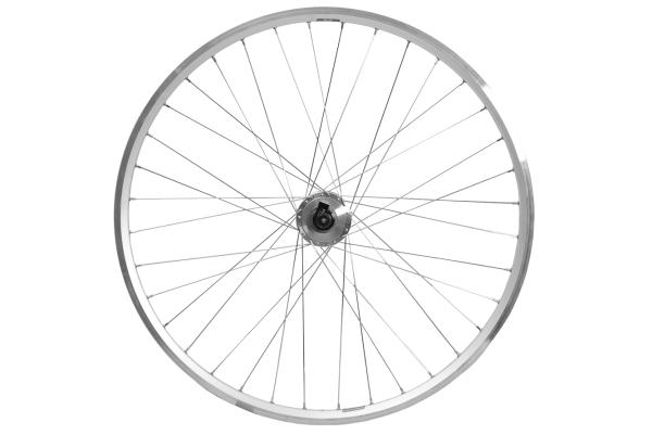 Laufrad vorne 28" 622x19 Nabendynamo DH3D32AA 100mm 6-Loch QR silber 