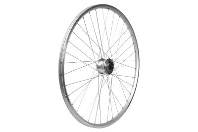 Laufrad vorne 28" 622x19 Nabendynamo DH3D32AA 100mm 6-Loch QR silber  Produktbild 1