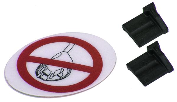 Bosch Kit Blindstopfen f&uuml;r Ladebuchse BBS/BBR/BBP2xx schwarz 