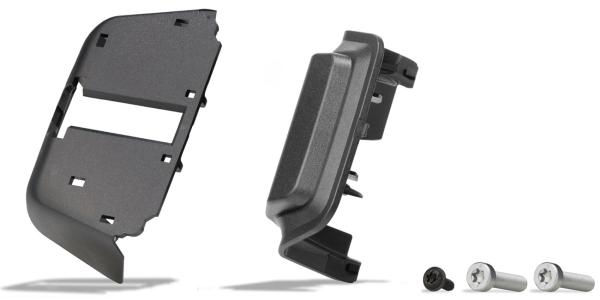 Bosch Halteschalen-Kit Rahmenakku PowerPack schlossseitig BBP35YY Winkel kurz schwarz 