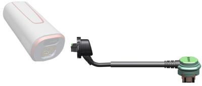 Bosch Kabelsatz PowerMore 50mm BCH3923 Kabelf&uuml;hrung Richtung Akkuhalter schwarz  Produktbild 2