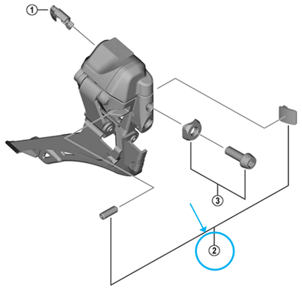 Shimano Umwerfer-Pl&auml;ttchen FD-R8000 