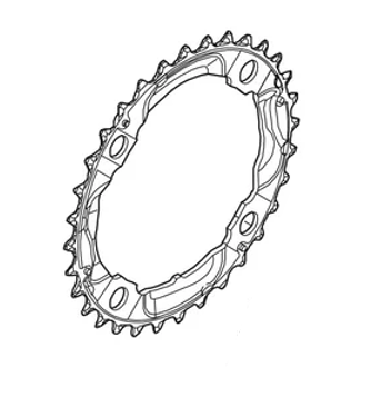 Shimano Kettenblatt DEORE FC-M532 36 Z&auml;hne silber 