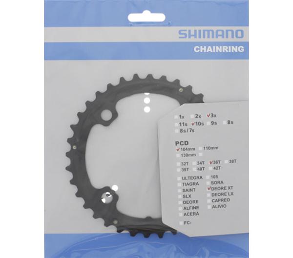 Shimano Kettenblatt XT FC-T781 36 Z&auml;hne AL 