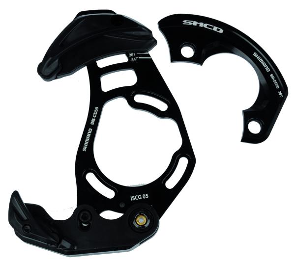 Shimano Bash Guard SAINT SM-CD50 34 Z&auml;hne mit Kettenf&uuml;hrung ISCG05 