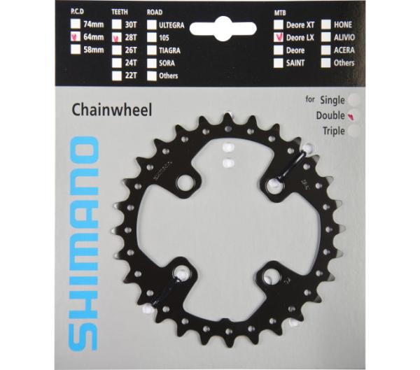 Shimano Kettenblatt SLX FC-M675 28 Z&auml;hne AJ 