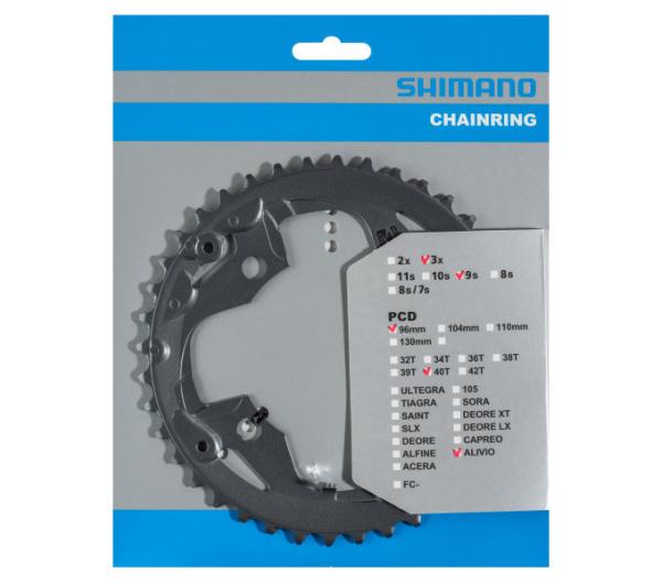 Shimano Kettenblatt FC-M4000 40 Z&auml;hne 