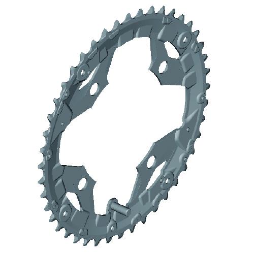 Shimano Kettenblatt ALIVIO FC-T4010 44 Z&auml;hne silber 