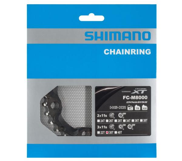 Shimano Kettenblatt XT FC-M8000 30 Z&auml;hne BA 