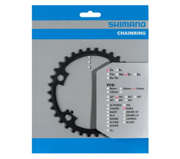 Shimano Kettenblatt SORA FC-R3000 34 Z&auml;hne 