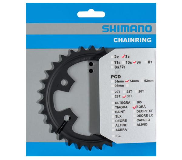 Shimano Kettenblatt SORA FC-R3030 30 Z&auml;hne MR 