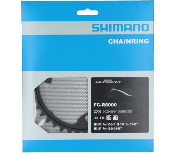 Shimano Kettenblatt ULTEGRA FC-R8000 39 Z&auml;hne MW 