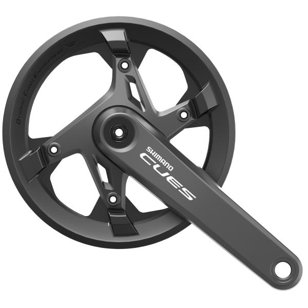 Shimano Kettenradgarnitur CUES FC-U6000 175 mm 42 Z&auml;hne Hosenschutz 