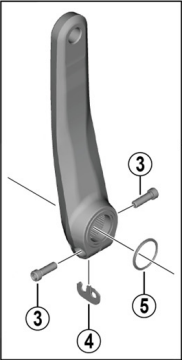 Shimano Kurbel FC-U8000-2 links 170 mm 