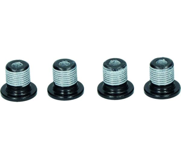 Shimano Kettenblattschrauben-Set FC-R8100 M8x10.1 mm 4 St&uuml;ck f&uuml;r 46T/36T 