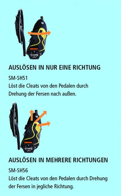 Shimano Schuhplattensatz SM-SH51 SPD Einfachausstieg mit Gegenplatte  Produktbild 2