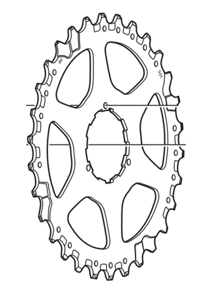 Shimano Zahnkranz CS-HG50-9 30 Z&auml;hne NI2 