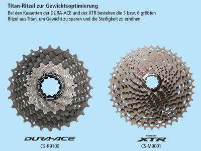 Shimano Kassette DURA-ACE CS-R9100 11-Gang 11-30 Z&auml;hne  Produktbild 3