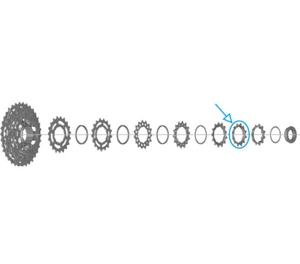 Shimano Zahnkranz CS-R7100 12 Z&auml;hne Spacer-Typ 