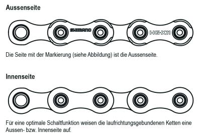 Shimano Kette CN-HG901 HG-X 11-Gang 116 Glieder Quick-Link  Produktbild 1