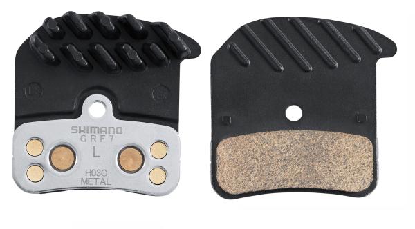 Shimano Bremsbel&auml;ge H03C Metall mit Lamellen Paar 