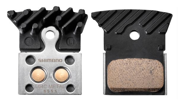Shimano Bremsbel&auml;ge L04C Metall mit Lamellen Paar 