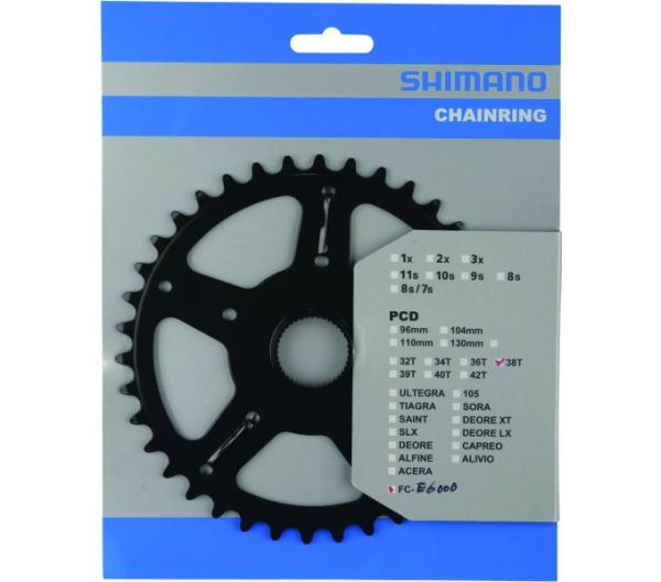 Shimano Kettenblatt STEPS FC-E6000 44 Z&auml;hne 