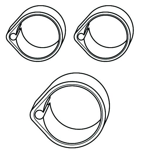 Shimano SW-E6000 Befestigungsgummib&auml;nder STEPS 