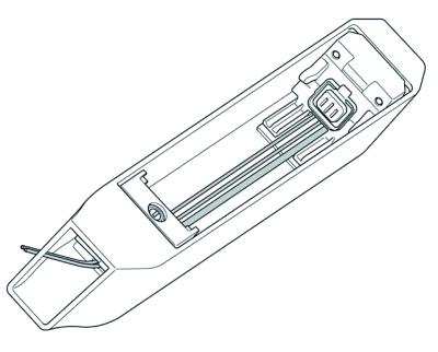 Shimano Batterie-Halter integr. Akku BM-E8020 Up/Down o/Schloss Kabel 400mm  Produktbild 1