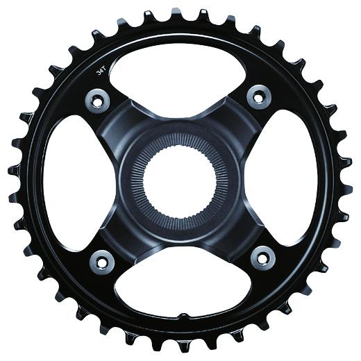 Shimano Kettenblatt STEPS SM-CRE80 34 Z&auml;hne 53 mm Kettenlinie 