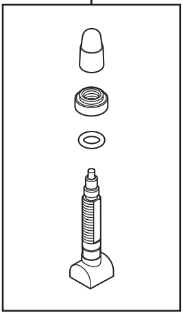 Shimano Ventil Tubeles f&uuml;r WH-MT68-F15 