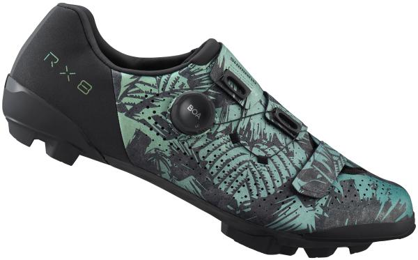 Shimano Men Gravel SH-RX8 Schuh SPD tropical leaves 39