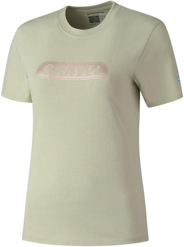 Shimano Women Tee Gravel olive S