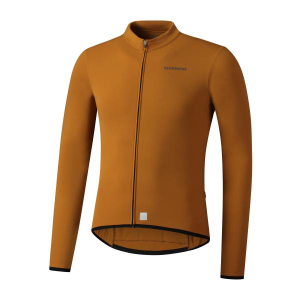 Shimano Men Apice Thermal LS Jersey bronze XXL