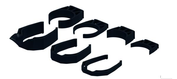 PRO Spacer Set Vibe EVO 5/10/15mm Spacer f&uuml;r 1 1/8 