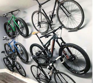 PRO Wandhalter f&uuml;r Fahrrad horizontal stehend universal  Produktbild 1