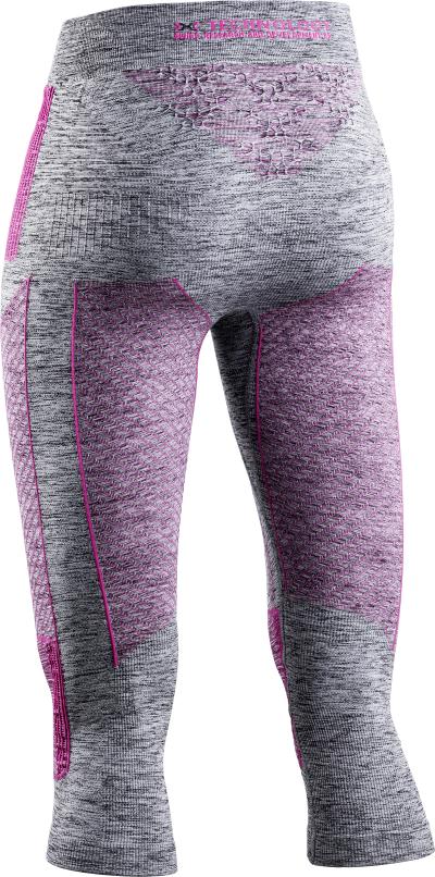X-BIONIC Women Energy Accumulator 4.0 Melange Pants 3/4 grey melange/pink XL Produktbild 1