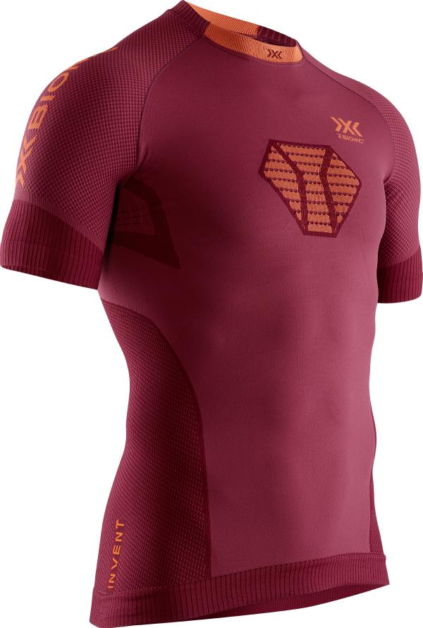 X-BIONIC MEN Invent 4.0 Running Shirt SH SL namib red/kurkuma orange XL