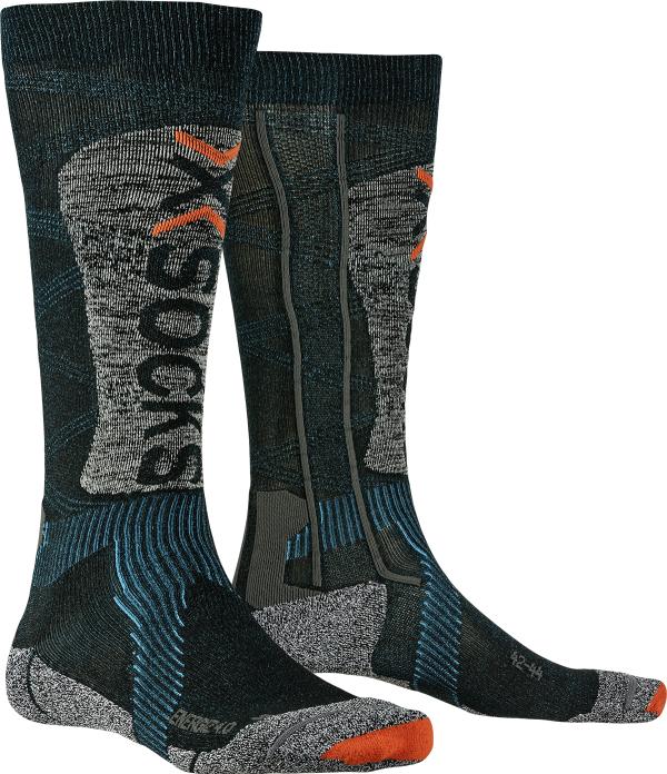 X-SOCKS Ski Energizer LT 4.0 petrol/stone grey melange 35-38