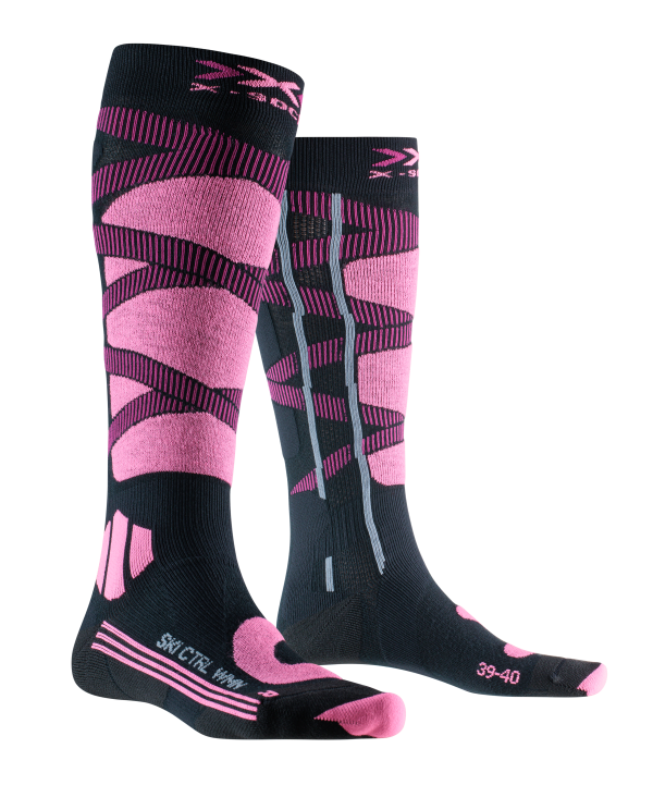 X-SOCKS Women Ski Control 4.0 opal black/magnolia purple 35-36