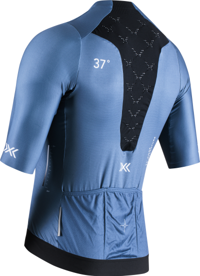 X-BIONIC Men CoreFusion Aero Jersey SH SL Mineral Blue XL Produktbild 1