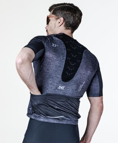 X-BIONIC Men CoreFusion Endurance Merino Jersey SH SL opal black melange XL Produktbild 4
