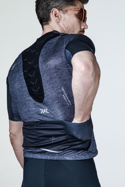 X-BIONIC Men CoreFusion Endurance Merino Jersey SH SL opal black melange XL Produktbild 5