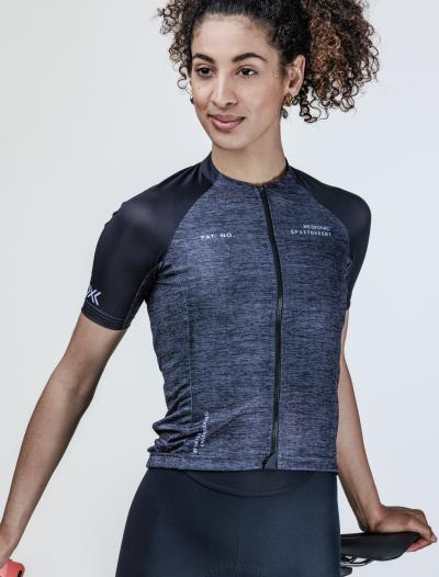 X-BIONIC Women CoreFusion Endurance Merino Jersey SH SL opal black melange M Produktbild 3