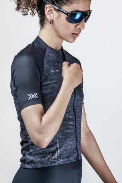 X-BIONIC Women CoreFusion Endurance Merino Jersey SH SL opal black melange M Produktbild 4